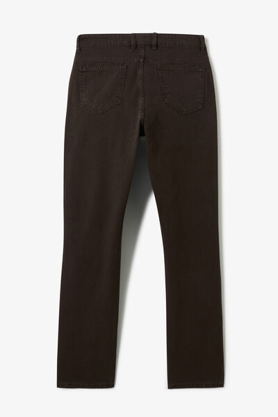 Pantalon straight 100% coton
