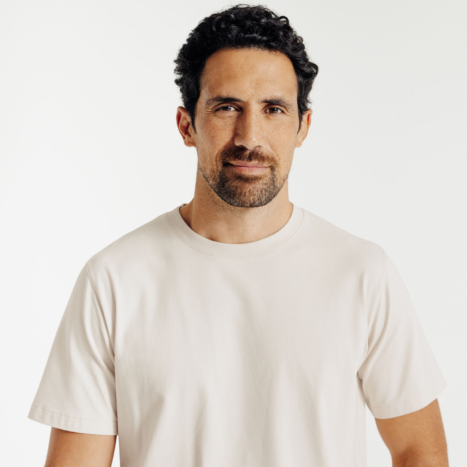 Tee shirt matière douce col rond