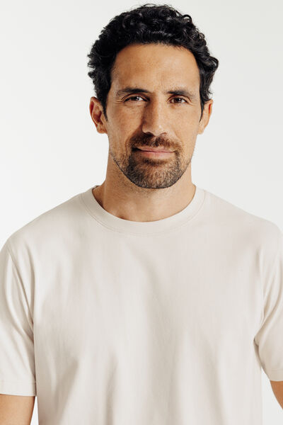 Tee shirt matière douce col rond