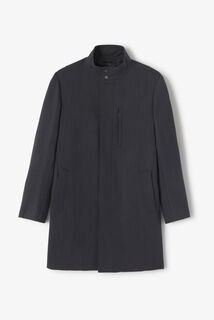 Manteau hiver long col montant