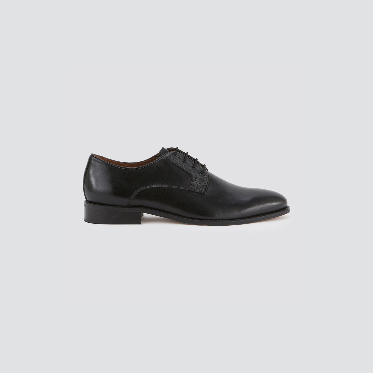 Chaussures Oxford Derby En Cuir Verni - Bout Pointu Classique - Lacets - Respirantes - Pour Mariage, Bureau, Costume - Taille 43