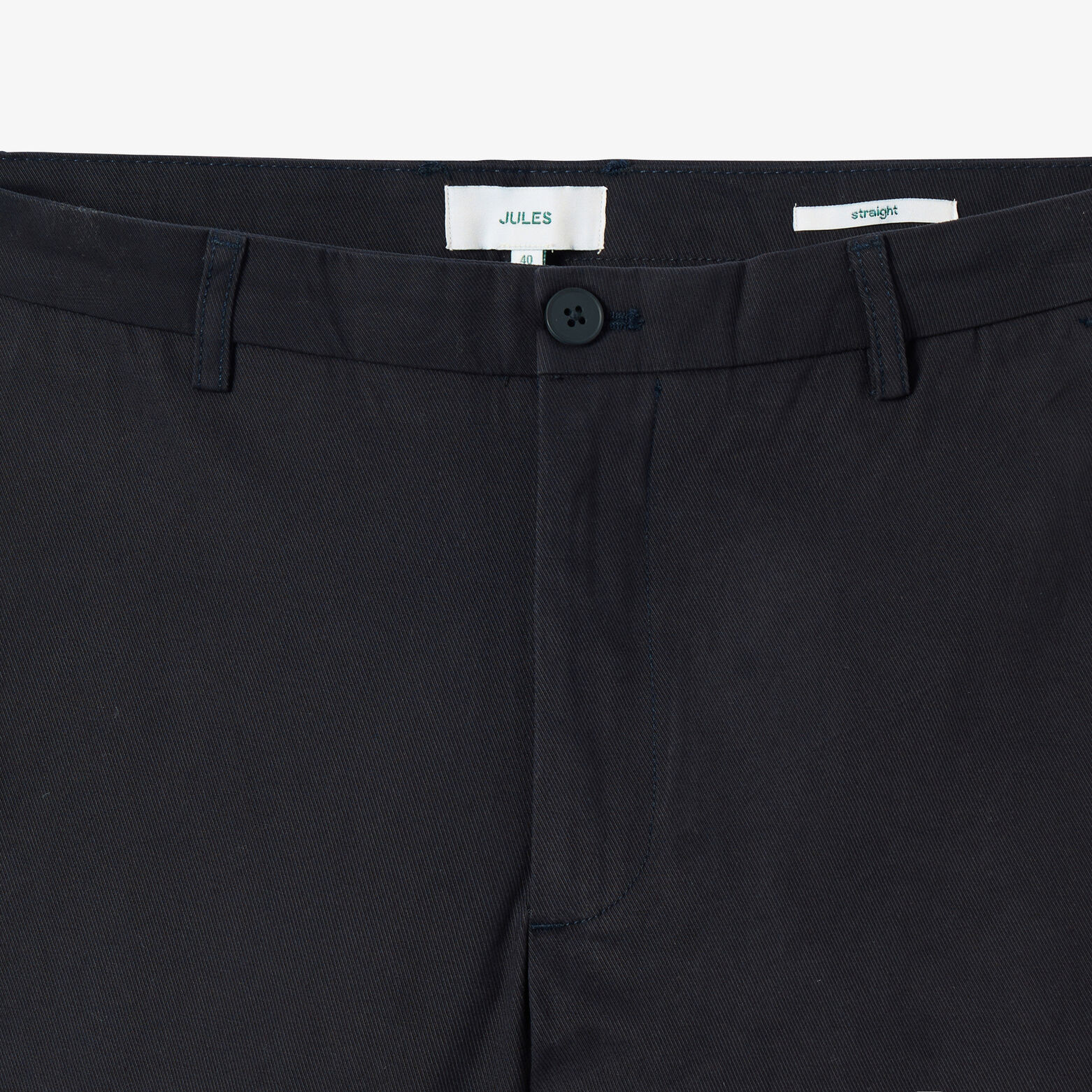 Pantalon straight twill