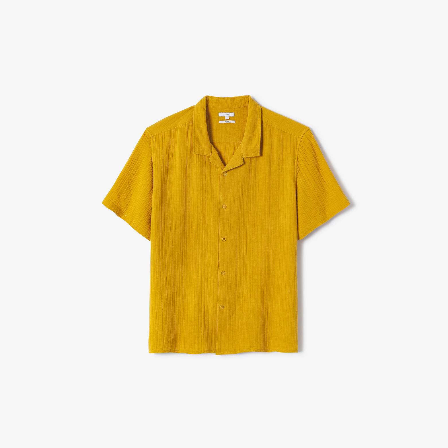 Chemisette en gaze de coton col requin