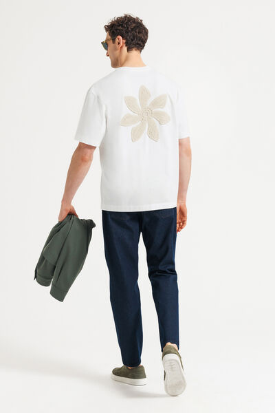 Tee shirt macram&eacute; dos