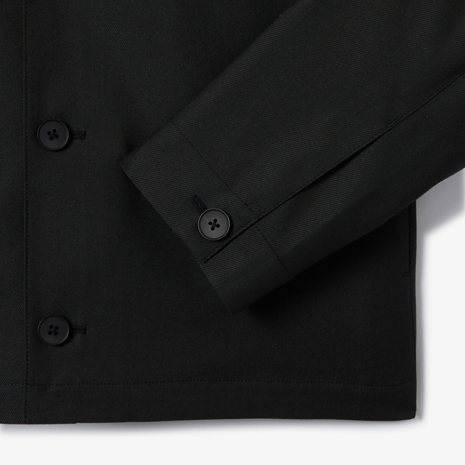 Veste boutonn&eacute;e col requin