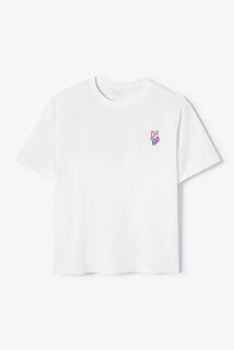T-shirt voor Vaderdag met print voor- en achteraan