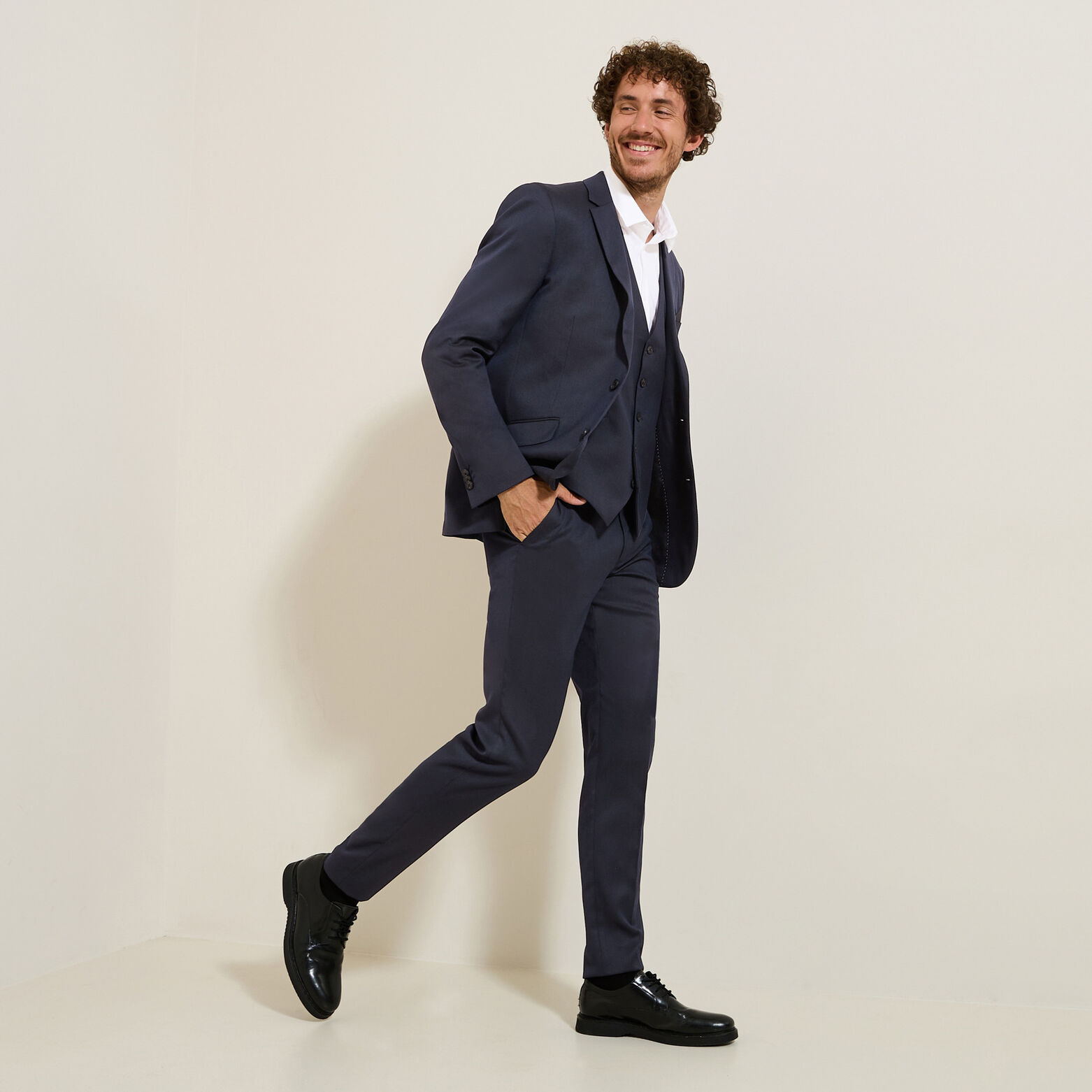 Veste de costume slim Bleu fonc?� | Jules