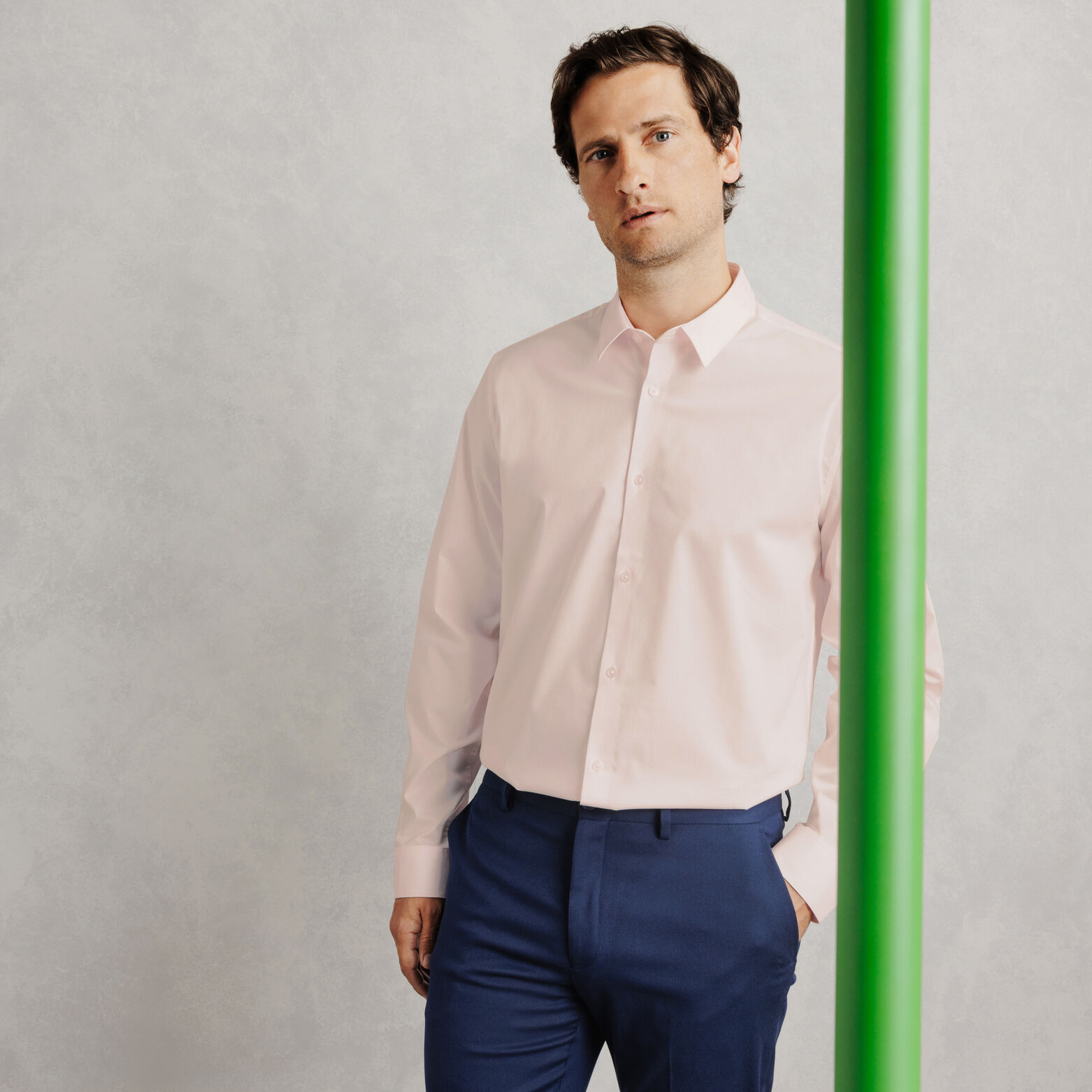 Chemise regular unie