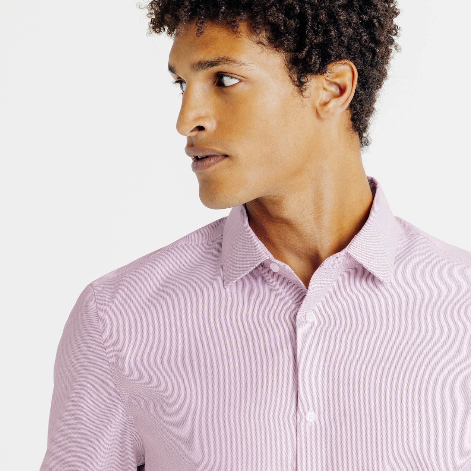 Strijkvrij slim fit gestreept hemd