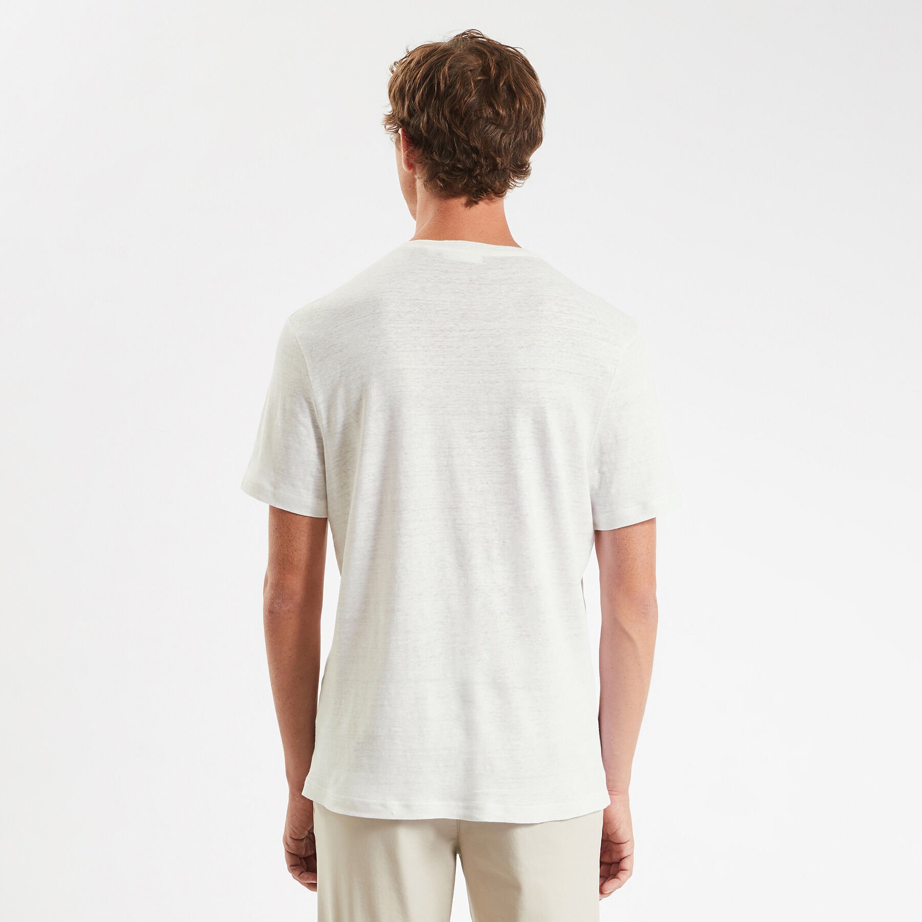 Tee shirt en new arrivals lin made in france