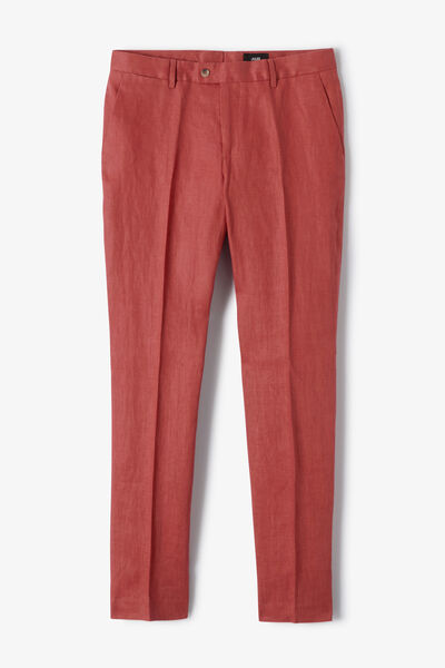 100% linnen kostuumbroek comfort fit