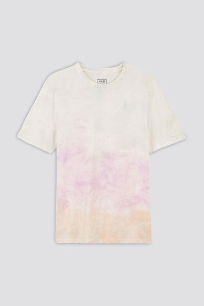Tee shirt tie and dyed