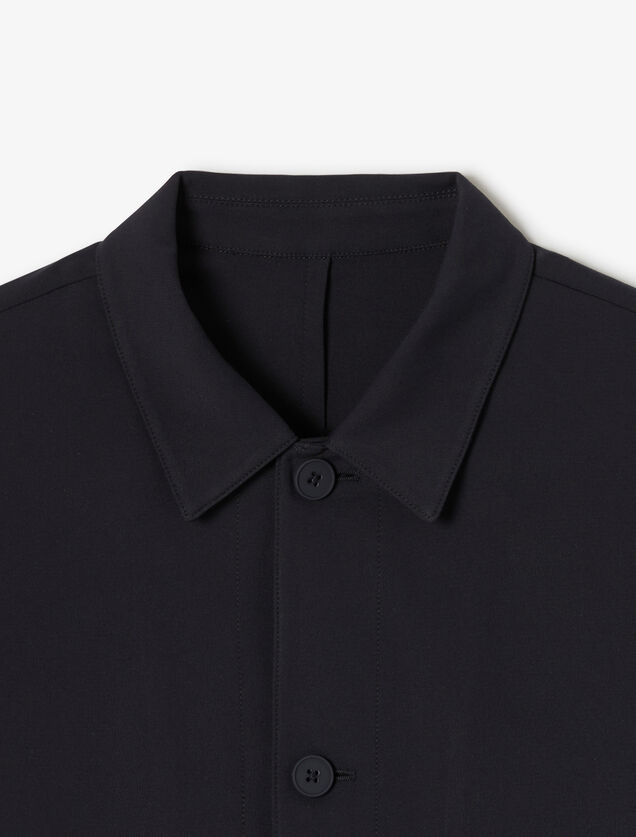 Veste boutonn&eacute;e col chemise