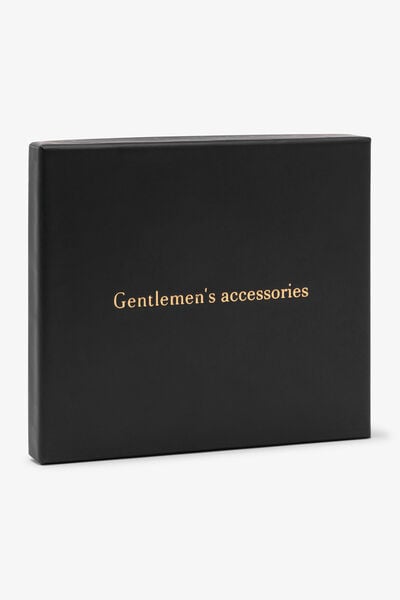 Set portefeuille en sleutelhanger 100% leder