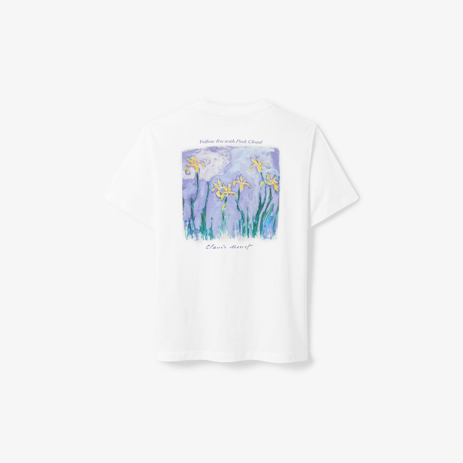 T-shirt met print voor/achter, licentie Monet