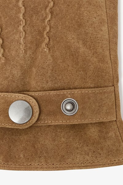 Gant en cuir su&eacute;d&eacute;