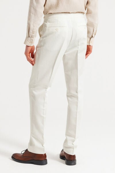 Comfort fit kostuumbroek