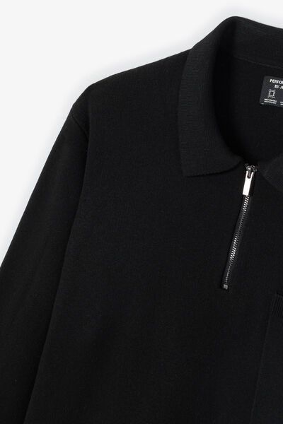 Polo en maille zipp&eacute; Performance by JULES