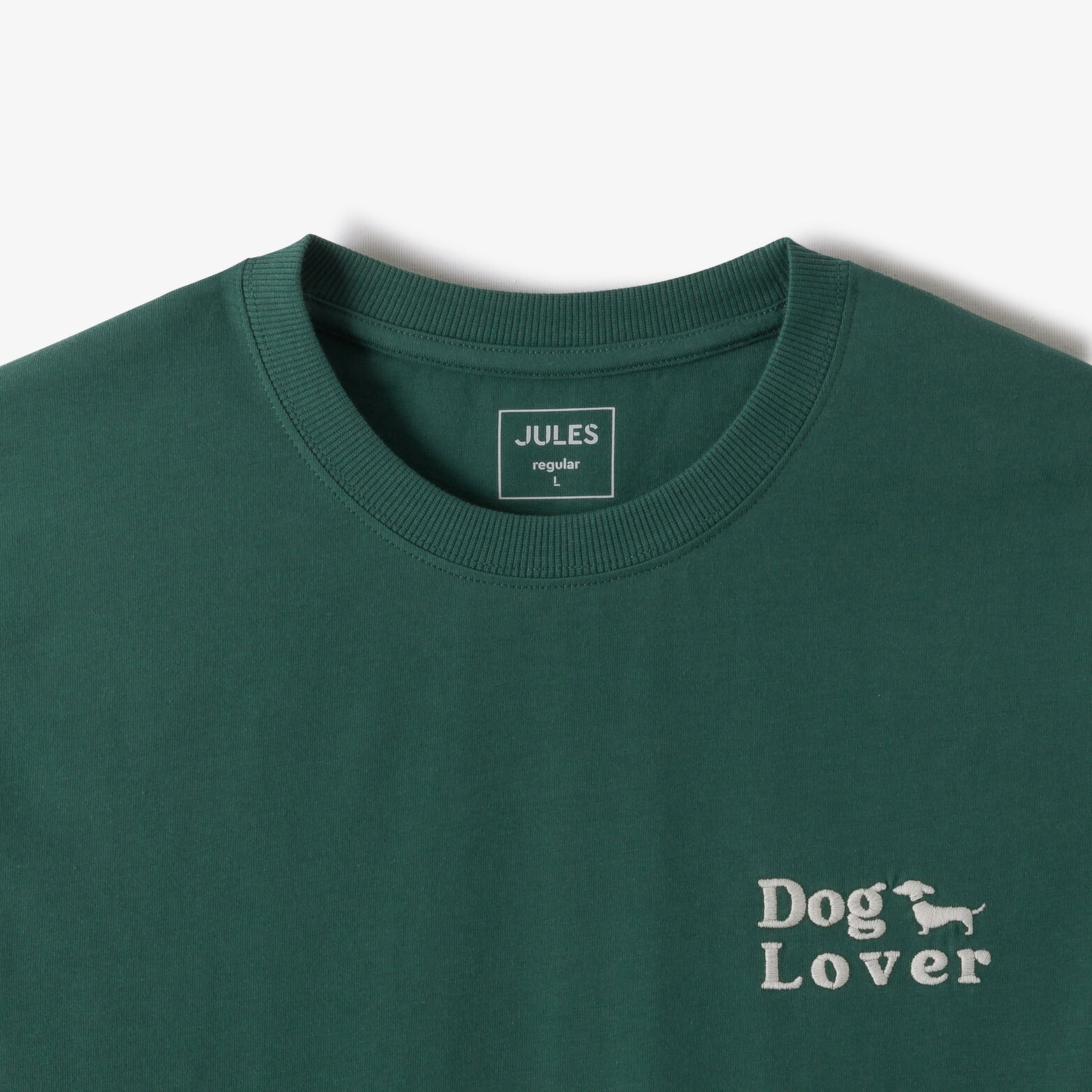 Tee shirt imprimé poitrine chien