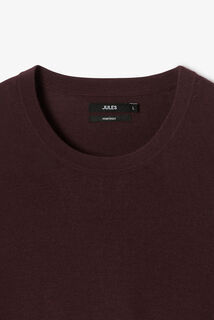 Trui ronde hals in merinos