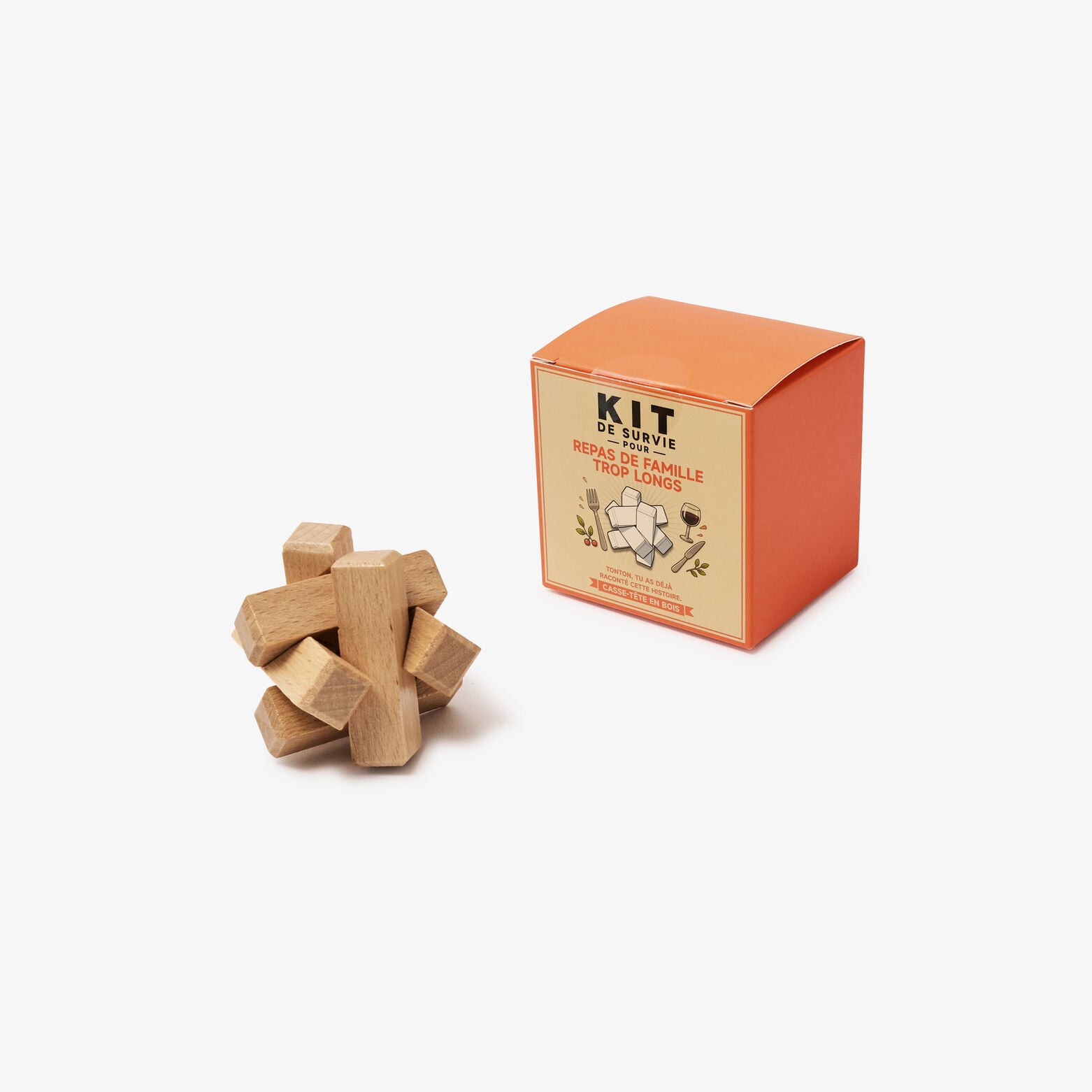 Jeu casse-t&ecirc;te en bois