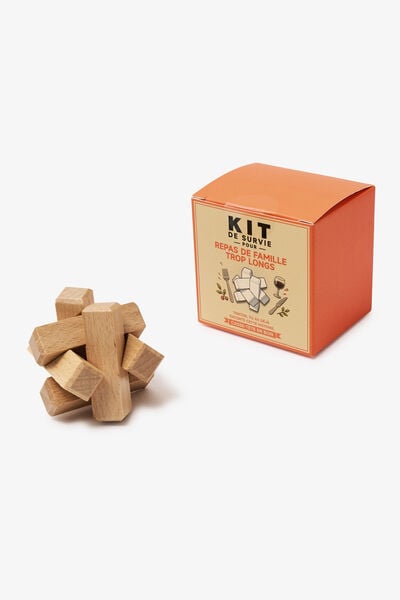 Jeu casse-t&ecirc;te en bois
