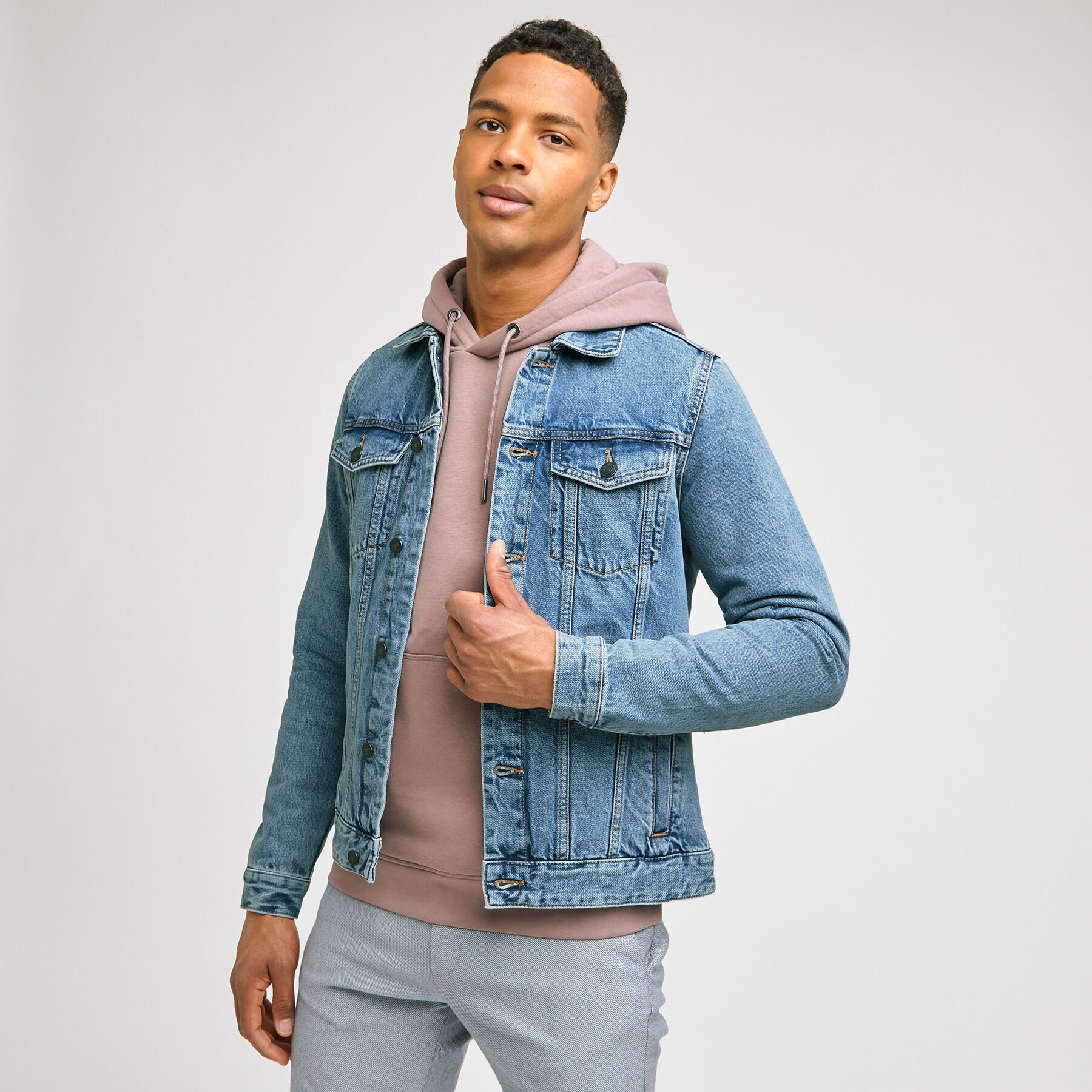 vestes en jean hommes