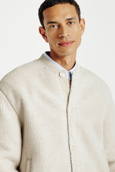 Sherpa teddy sweater