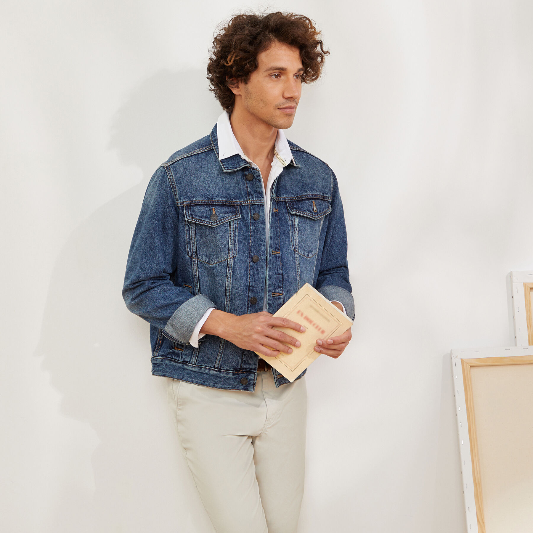 Look veste en jean vestiaire partag