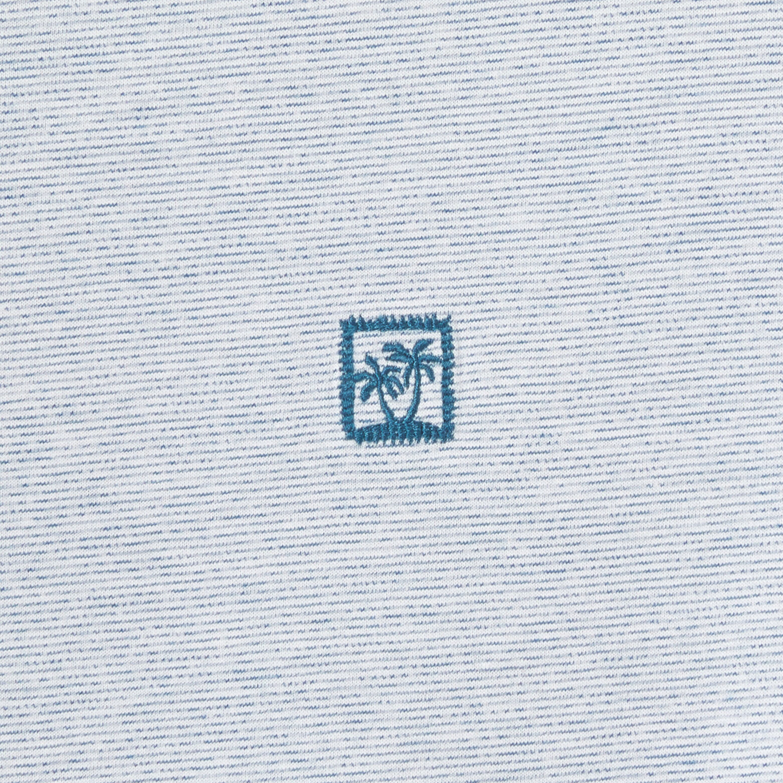 Tee shirt effet microray&eacute; broderie poitrine