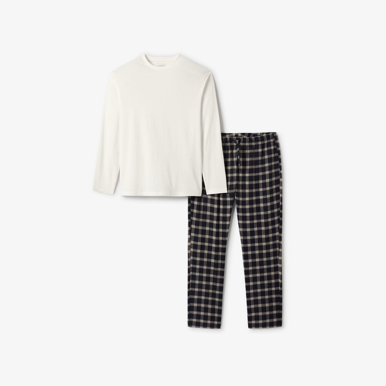 Ensemble pyjama flanelle &agrave; carreaux