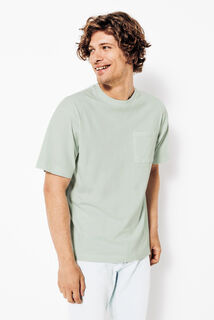 Tee shirt coton poche poitrine