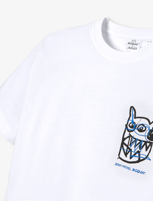 Tee shirt licence Basquiat