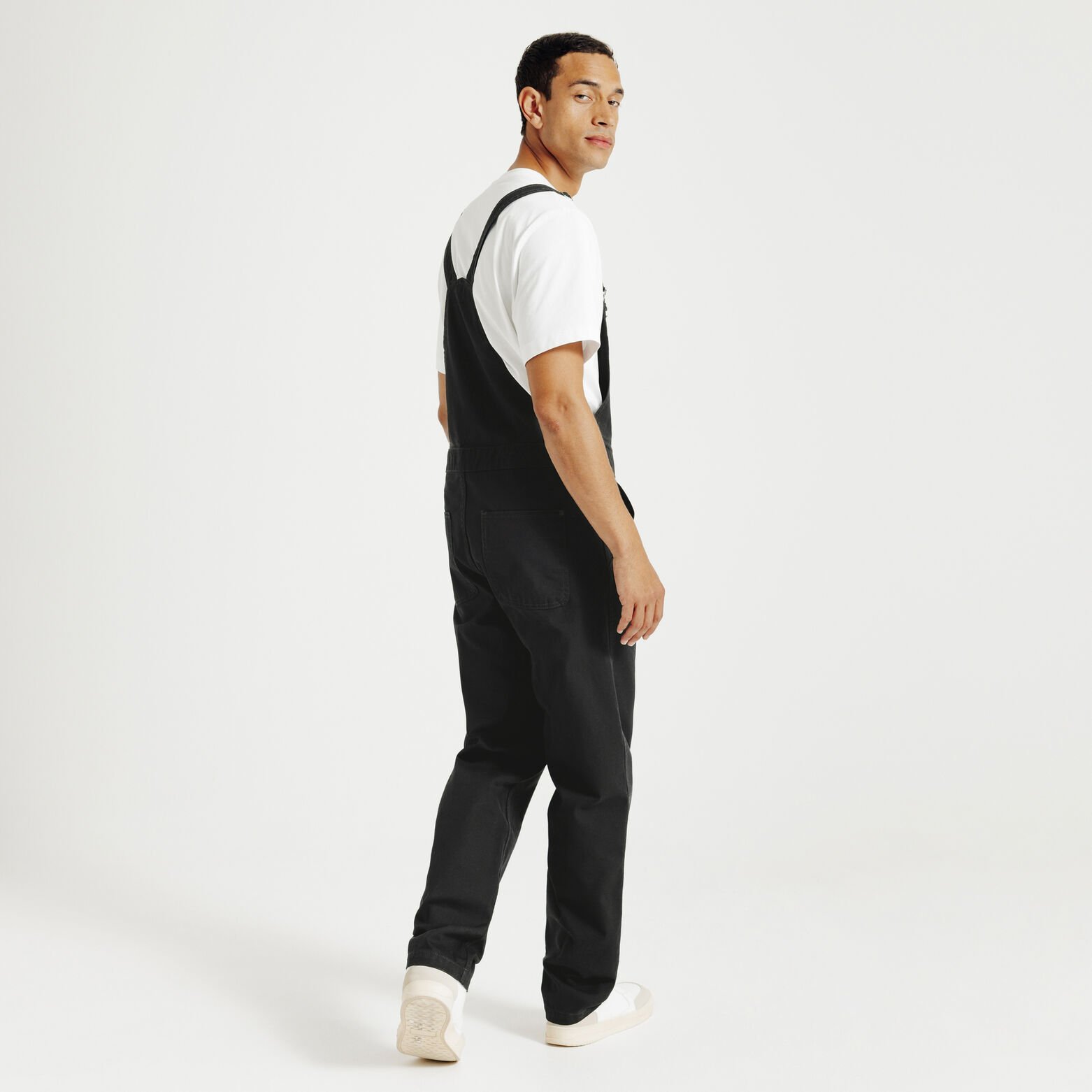 Salopette matière canvas