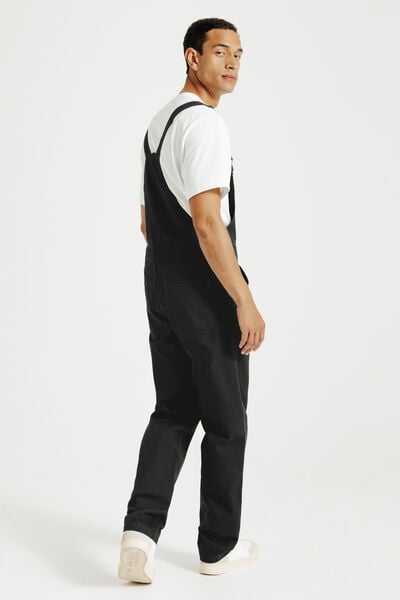 Salopette matière canvas