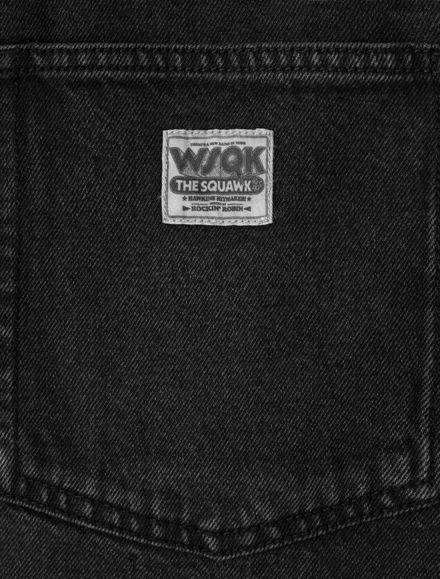 Veste en jean zippée licence Stranger Things