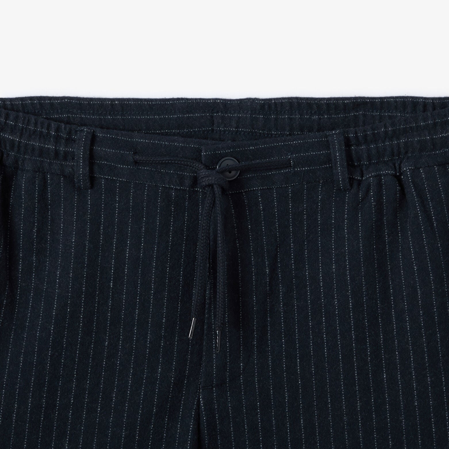 Pantalon tapered taille &eacute;lastiqu&eacute;e ray&eacute;