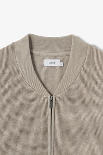 Vest met rits en sportieve kraag