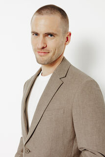 Veste de costume contenant du lin