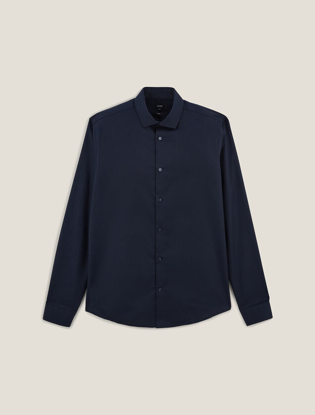 Chemise sans repassage slim en coton