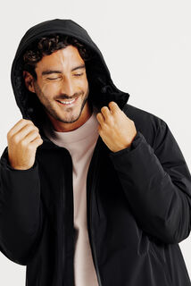 Blouson à capuche zippé