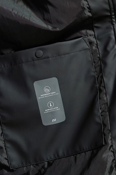 Parka longue &agrave; capuche