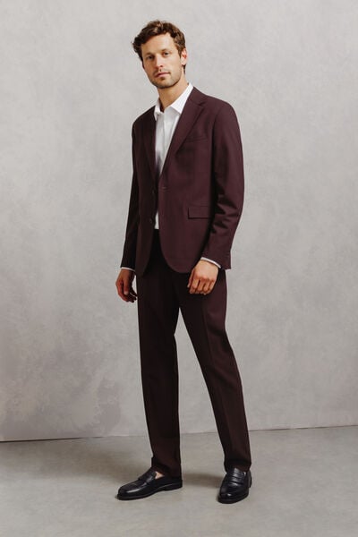 Veste de costume confort unie