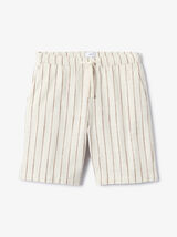 Bermuda taille &eacute;lastiqu&eacute;e ray&eacute;