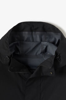 Parka longue waterproof &agrave; capuche