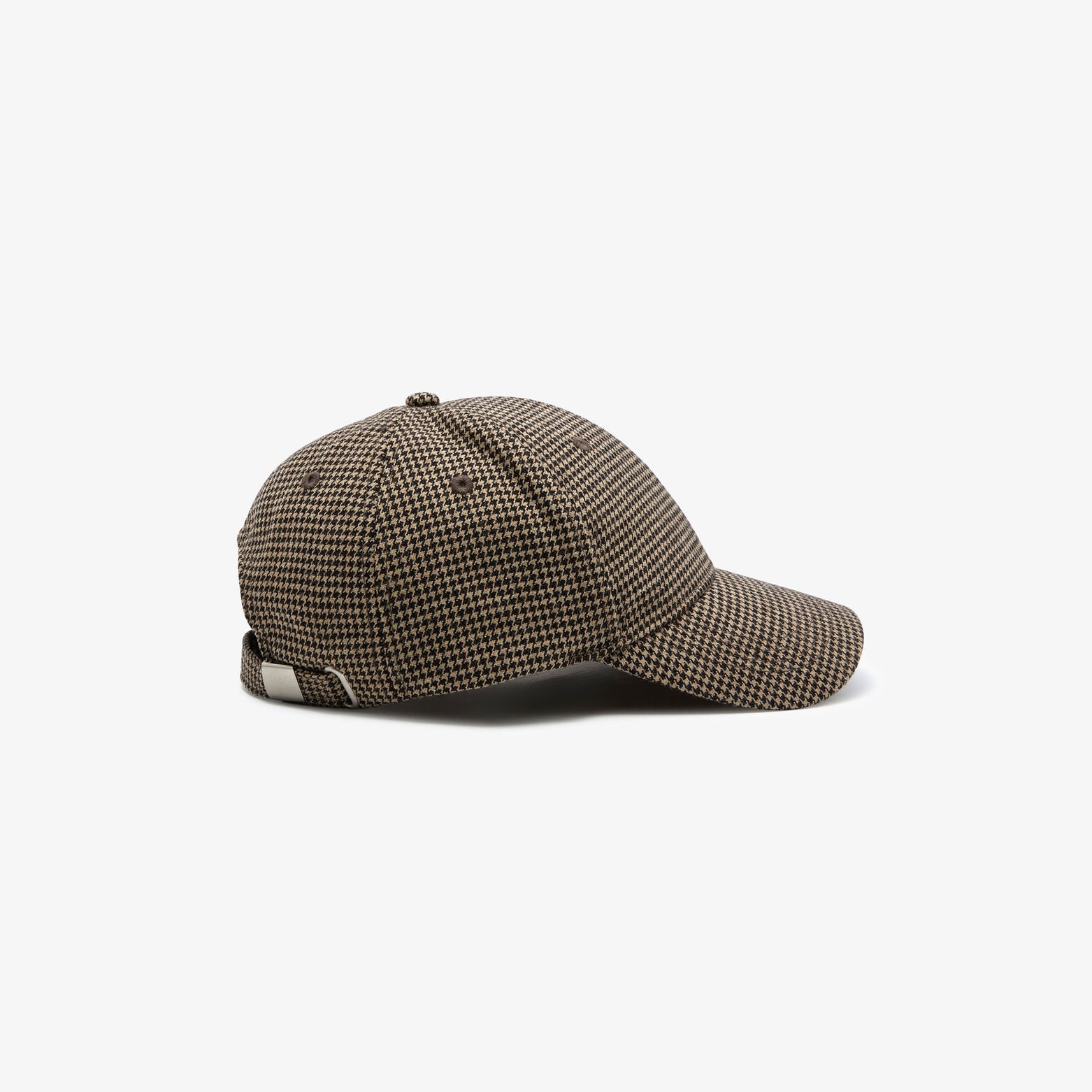 Casquette motif pied-de-poule