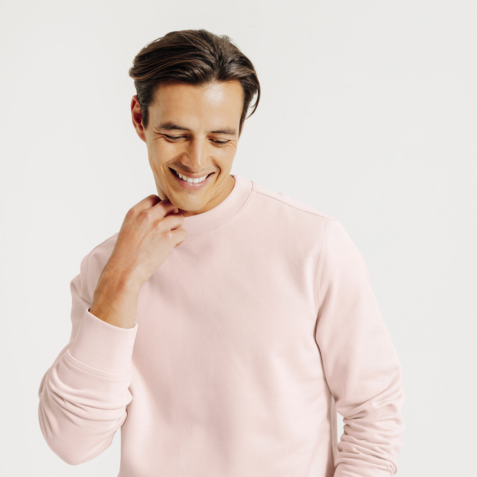 "le parfait by JULES" effen sweater ronde hals