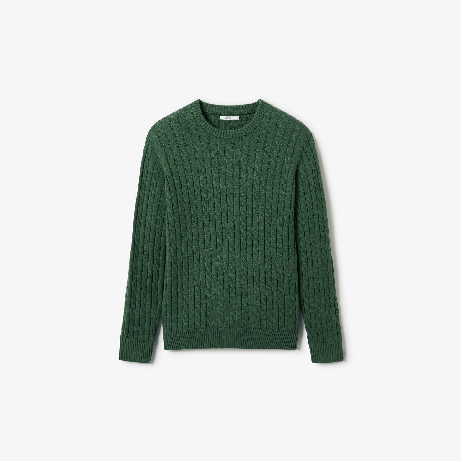 Pull col rond torsad&eacute;
