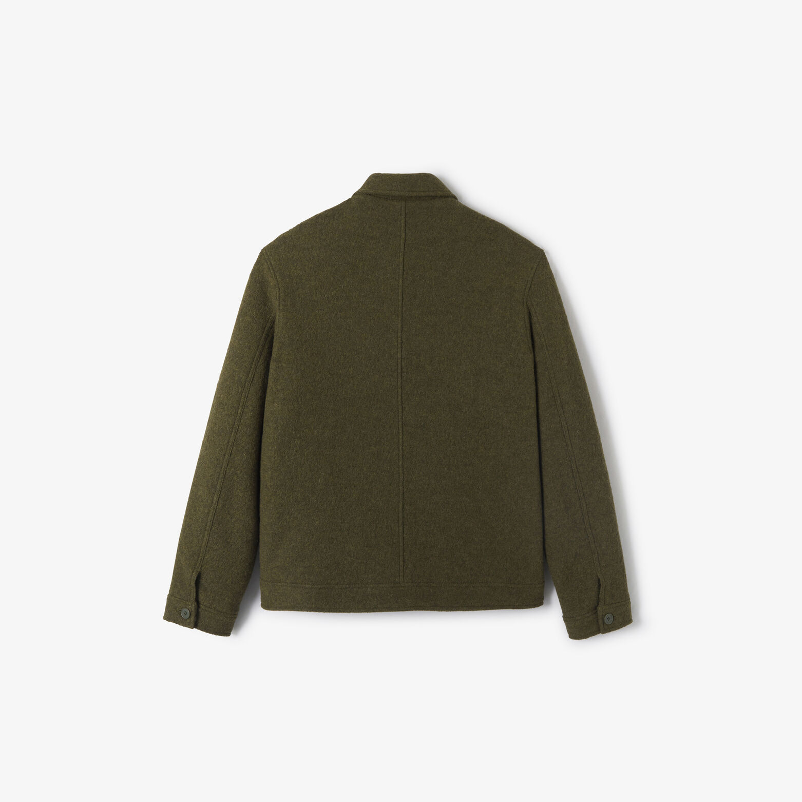 Jack met hemdskraag in wol