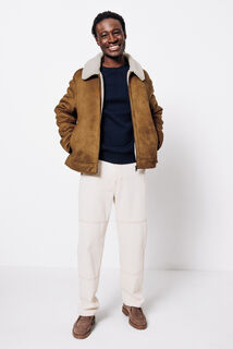 Blouson bombardier en sherpa